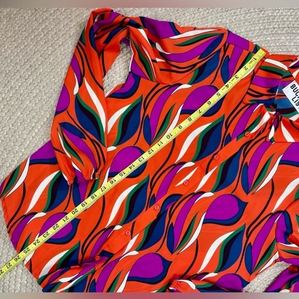 Back In Time BUCKETLIST Blouse - Picture 2 of 7